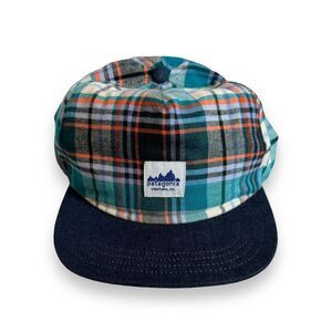 NEW Patagonia Mens Range Hat Snapback Hat Adjustable Closure Plaid One Size